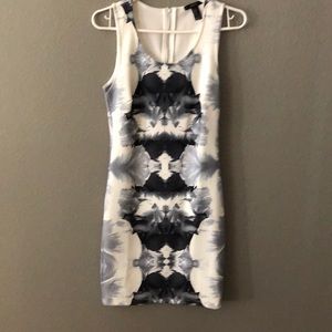 Scuba Material Mini Dress